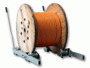 UNIROLLER 700 - размотчик барабанов с кабелем до 1500 кг, диаметром до 1800 мм